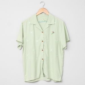 Bamboo Cay Women’s Modal Button-Up Short Sleeve Sh